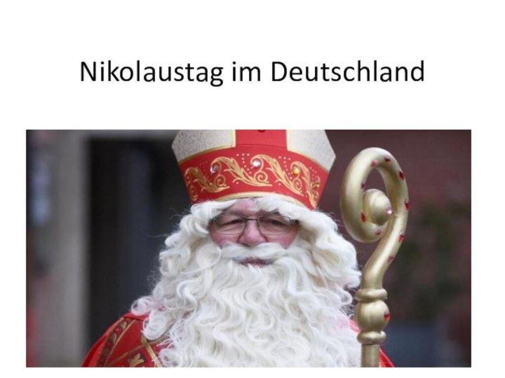 Nikolaustag im Deutschland
