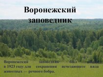 Презентация по географии на тему  Заповедники России