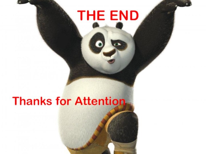 The endThanks for Attention