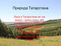 Презентация по географии Природа Татарстана