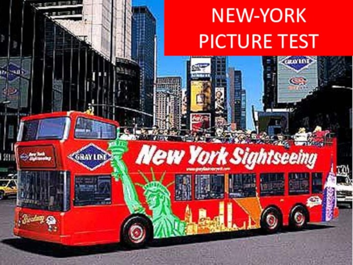 NEW-YORK  PICTURE TEST