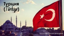 Презентация к уроку географии 11 класс Турция