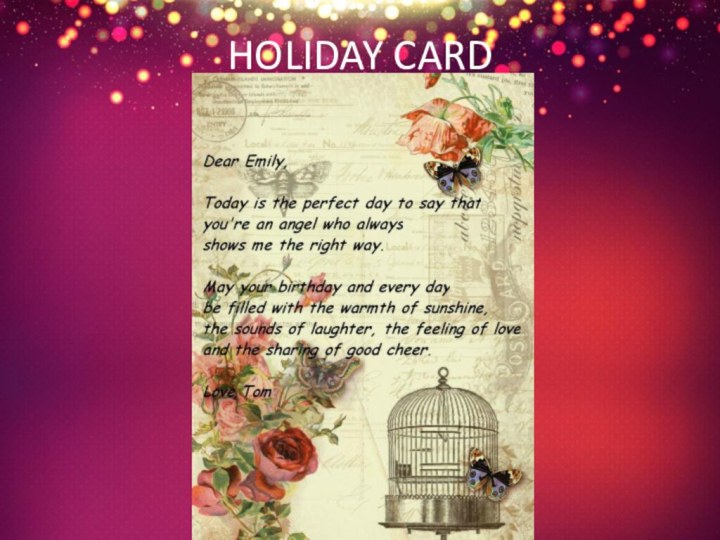 HOLIDAY CARD
