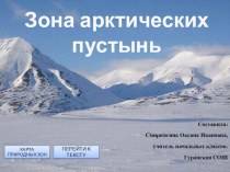 Презентация по окружающему миру Зона арктических пустынь (3 класс)