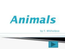 Презентация В мире животных по английскому языку (2-4 классы)