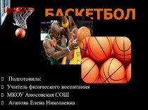Презентация к уроку Баскетбол