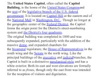 Презентация по английскому языку на тему Washington D.C. The Capitol