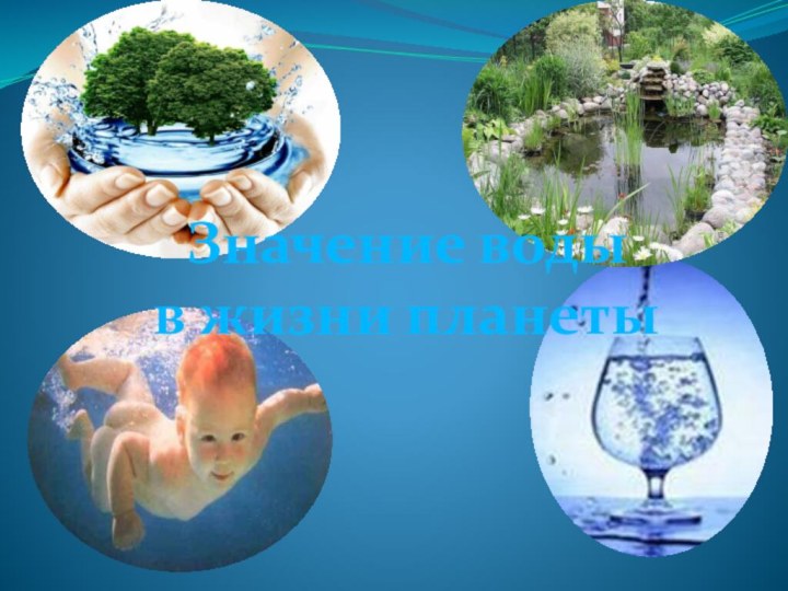 Значение воды в жизни планеты