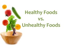 Презентация по английскому языку на тему Healthy food. Unhealthy food
