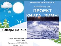 Презентация по окружающему миру Книга зимы