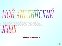 Презентация Wild animals (2 class)