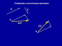 Презентация по геометрии на темуДействия с векторами (9 класс)