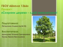 Презентация проекта Сохрани дерево - сдай макулатуру! проект по окружающему миру (средняя группа)
