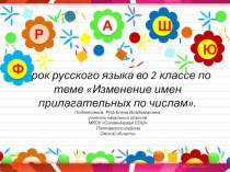 Презентация к уроку презентация к уроку по русскому языку (2 класс)