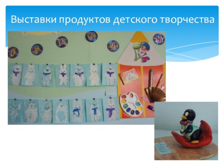Выставки продуктов детского творчества