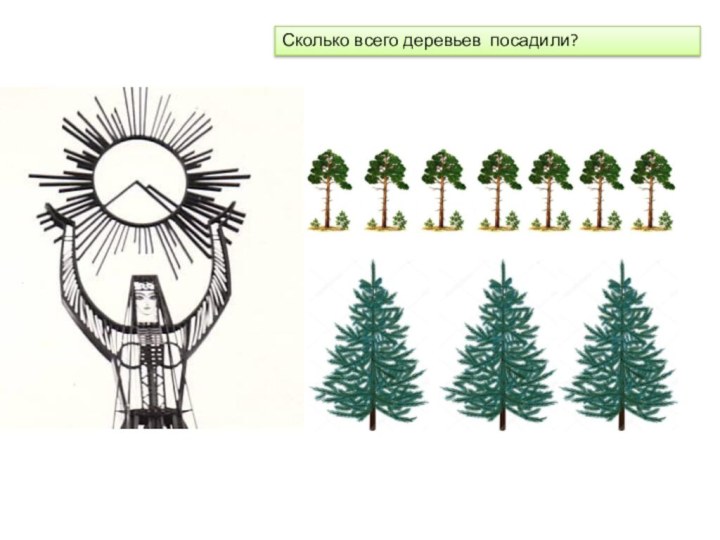Сколько всего деревьев посадили?