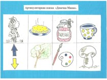 Артикуляционная сказка Девочка Маша методическая разработка по логопедии по теме