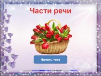Электронный тест по русскому тест по русскому языку (3 класс)