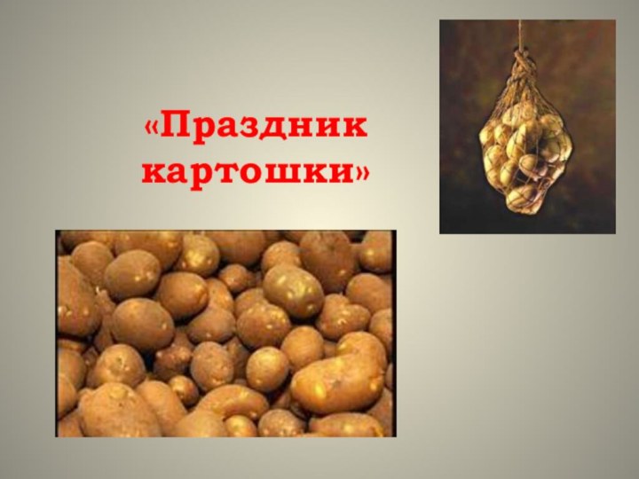 «Праздник картошки»