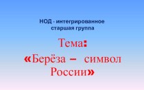 Береза - символ России презентация к уроку по окружающему миру (старшая группа)