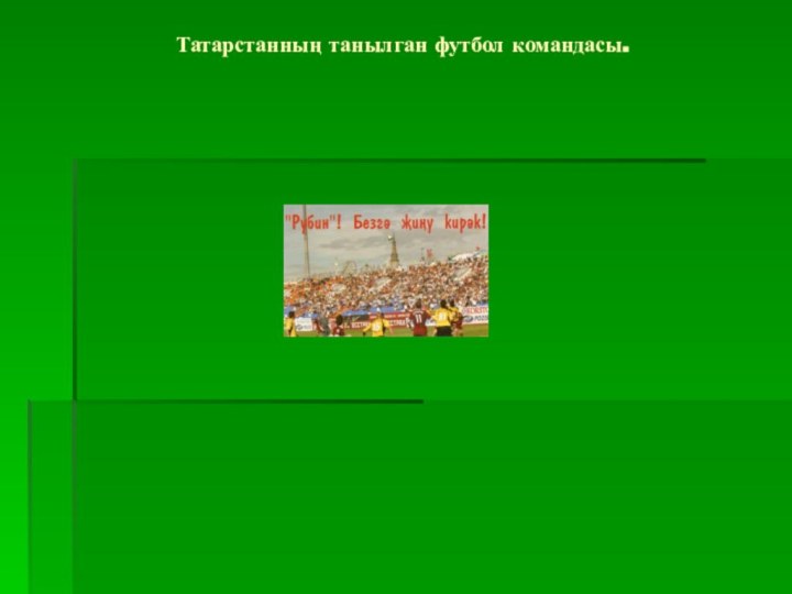 Татарстанның танылган футбол командасы.