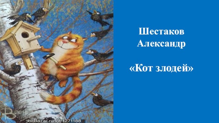 Шестаков  Александр  «Кот злодей»