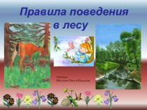 Правила поведения в лесу презентация к уроку по окружающему миру (2 класс)