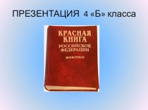 Проектная деятельность Красная книга России методическая разработка по окружающему миру (4 класс) по теме